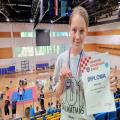 Hrvatska prvakinja u kickboxu, neustrašiva Slatinčanka Eva Gal, na Svjetskom kupu u Budimpešti osvojila dvije bronce